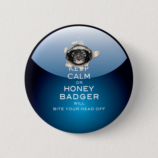 [53] Behalt Ruhe oder Honey Badger... Button (Vorderseite)