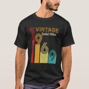 53. Geburtstag 53 Jahre Vintag 1969 Geburtstag T-Shirt