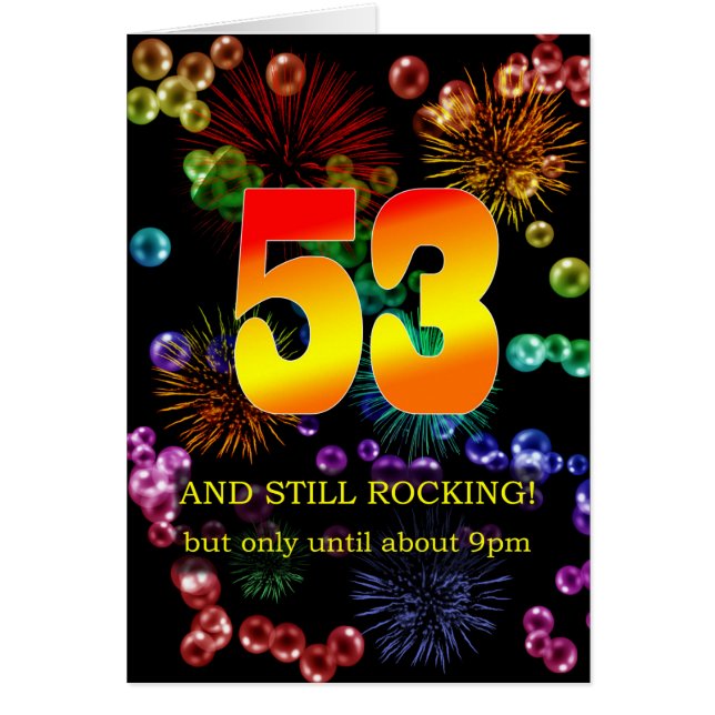 53. Geburtstag noch rocken (Vorne)