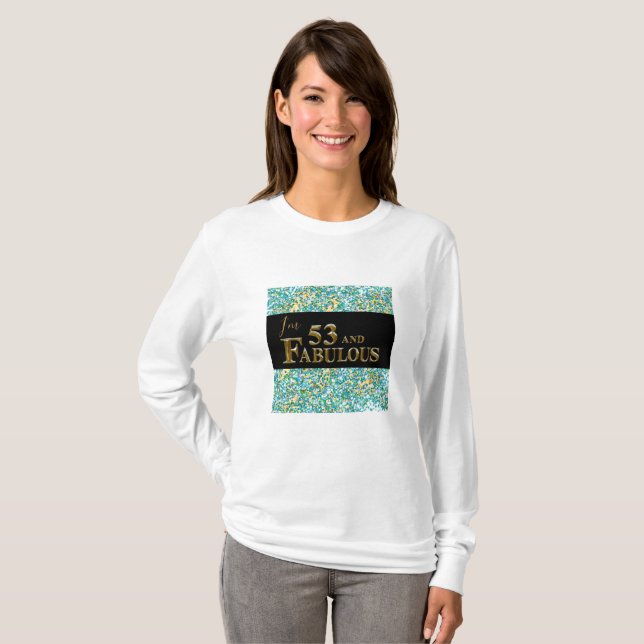 53. Geburtstag  T-Shirt (Vorne ganz)