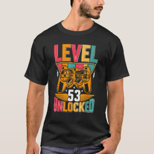53. Geburtstag Unverschlossene Frauen Männer T-Shirt