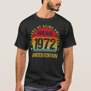 53 Jahre alt 53-3 1972 53. Geburtstag T-Shirt
