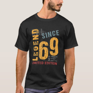 53 Jahre alt Vintag 1969 53. Geburtstagsdekoration T-Shirt