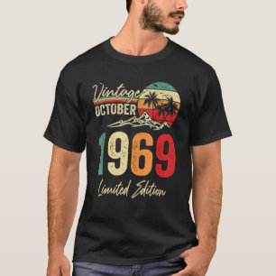 53 Jahre alt Vintage Oktober 1969  53. Geburtstag T-Shirt