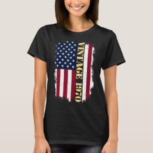 53 Jahre alte Vintage-US-Flagge 1970 Amerikanische T-Shirt
