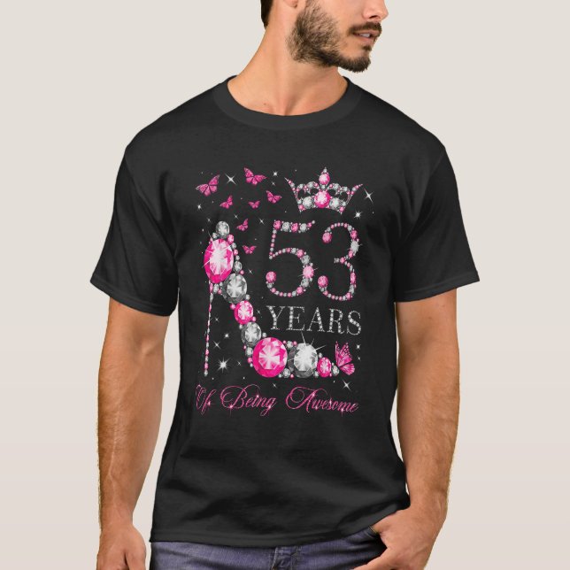 53 Jahre Phantastischer glücklicher 53. Geburtstag T-Shirt (Vorderseite)