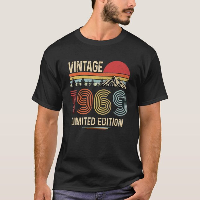 53 Jahre Vintag 1969 53. Geburtstag T-Shirt (Vorderseite)