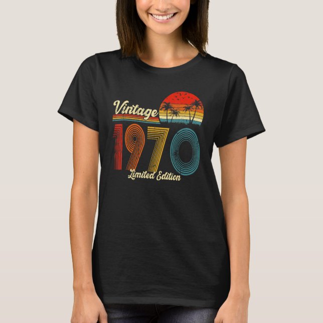53 Jahre Vintag 1970 53. Geburtstag T-Shirt (Vorderseite)