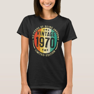 53 Jahre Vintag 1970 Geburtstag 53. Geburtstag T-Shirt