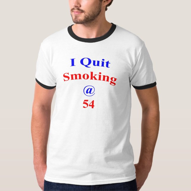 54 beendigtes Rauchen T-Shirt (Vorderseite)