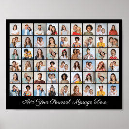 54 Foto Collage Fügen Sie Ihren eigenen Gruß hinzu Poster