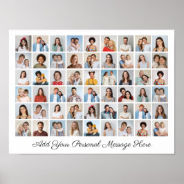54 Foto Collage Fügen Sie Ihren eigenen Gruß hinzu Poster
