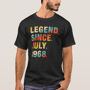 54. Geburtstag 54 Jahre alte Legende seit Juli 196 T-Shirt