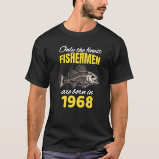 54. Geburtstag Fischer Werden 1968 Geboren Fisch T-Shirt