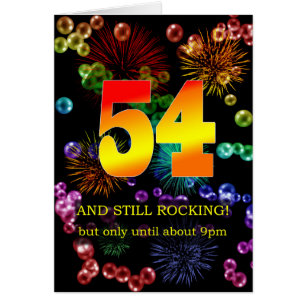 54. Geburtstag noch rocken