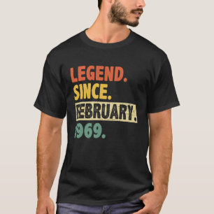54. Geburtstag Phantastisch seit Februar 1969 54 J T-Shirt