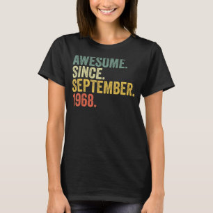 54. Geburtstag Phantastisch seit September 1968 54 T-Shirt