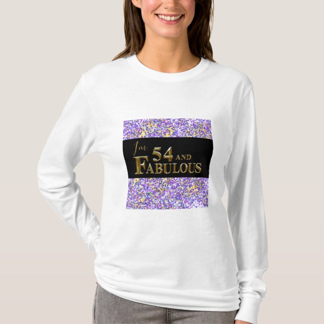 54. Geburtstag T-Shirt (Vorderseite)