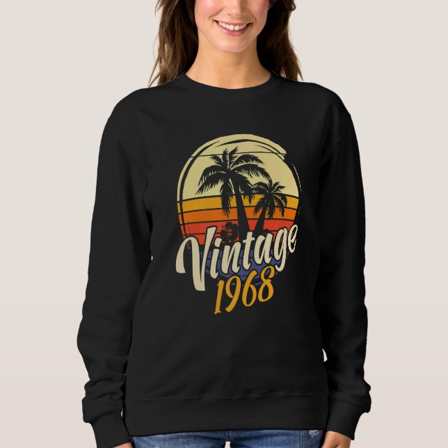 54. Geburtstag Vintag 1968 Sweatshirt (Vorderseite)