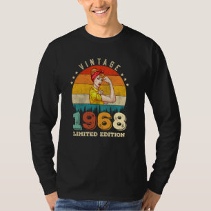 54 Jahre alt 1968 Vintage Frauen 54. Geburtstagsge T-Shirt