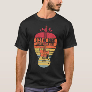 54 Jahre alt Geburtstag Best of 1968 Gitarre T-Shirt