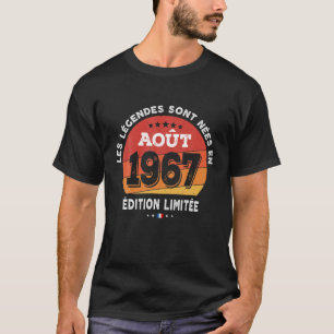 54 Jahre alt Mann an den Legenden war in Au Gebore T-Shirt