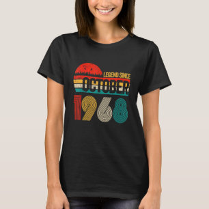 54 Jahre alte Legende seit Oktober 1968 54. Geburt T-Shirt
