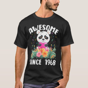 54 Jahre alter Panda Phantastisch seit 1968 54. B T-Shirt
