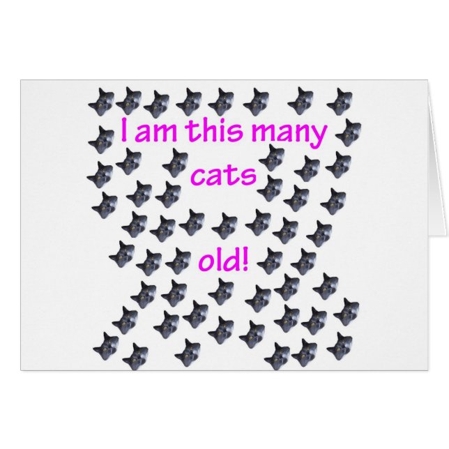 54 Katzen-Köpfe alt (Vorderseite (Horizontal))