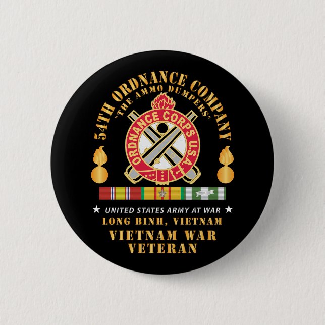 54. Ordnance Company - ORD Emblem - Ammo Dumpers Button (Vorderseite)