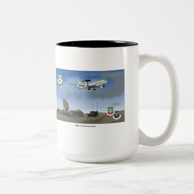 552 ACW Personal-Tasse, personalisiert Zweifarbige Tasse (Rechts)