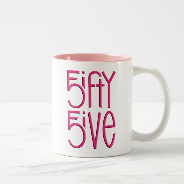 5555 heiße rosa Tasse (Rechts)