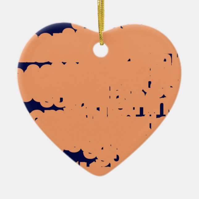 5556 abstrakte Kunst Keramik Ornament (Vorne)