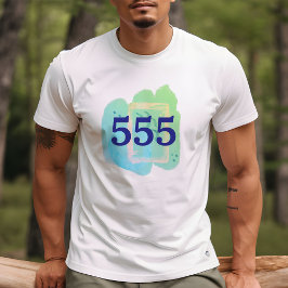 555 Angel-Zahl Transformation Affirmation T-Shirt