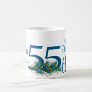 # 55 - 55. Hochzeitstag oder 55. Geburtstag Tasse