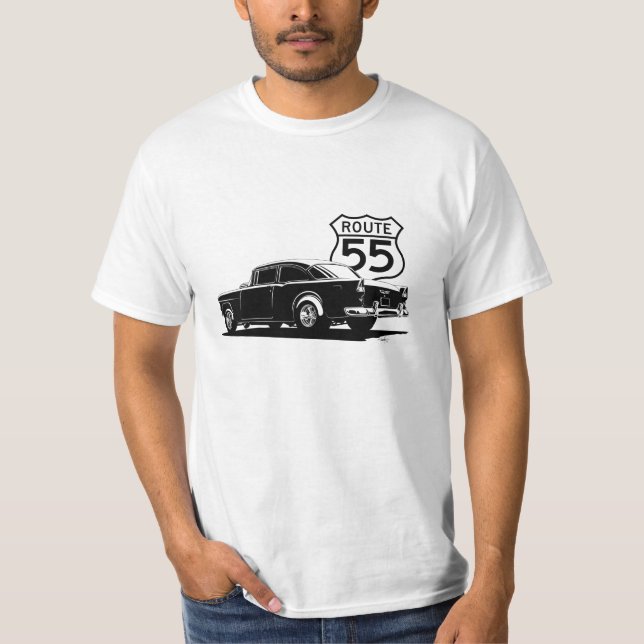 55 auf Weg 55 T-Shirt (Vorderseite)