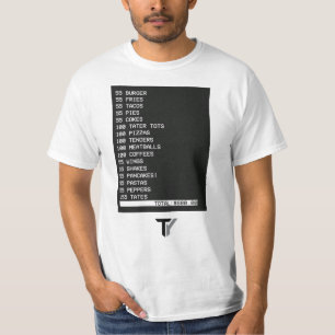 55 Burger 55 Pommes Frites Scherz T-Shirt