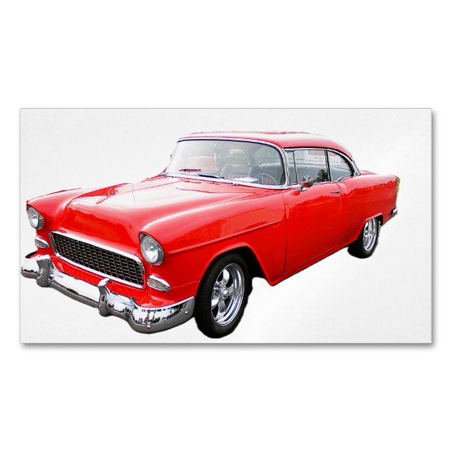 55 chevy buisiness cards magnetische visitenkarte (Vorderseite)