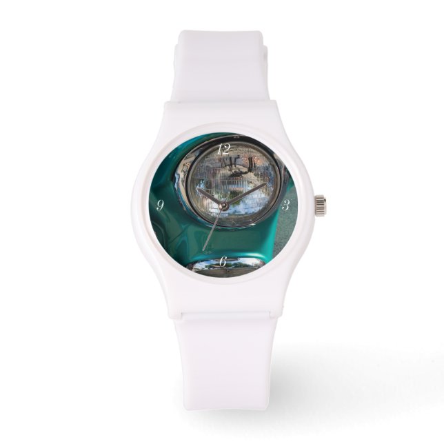 55 Chevy Headlight Armbanduhr (Vorderseite)