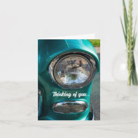 55 Chevy Headlight Denken Sie an Ihre Karte