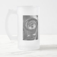 55 Chevy Headlight Graustufen