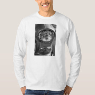 55 Chevy Headlight Graustufen T-Shirt
