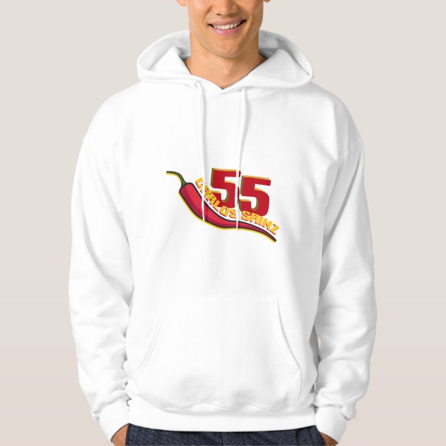 #55 Chili Hoodie | Fan-Made Tifosi Gear (Vorderseite)