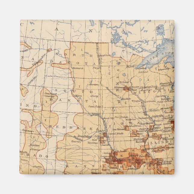 55 Dichte Neger-Bevölkerung Magnet (Vorne)