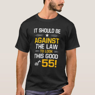 55. Geburtstag 55 Jahre alt Geburtstag Männer Frau T-Shirt