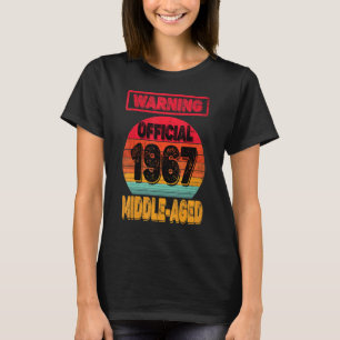 55. Geburtstag Geboren 1967 Männer Frauen 55 Jahre T-Shirt