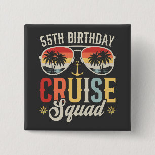 55. Geburtstag Kreuzplatz Familie Matching Platz Button