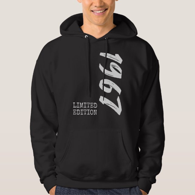 55. Geburtstag Ladys Mens 55 Jahre 1967 Hoodie (Vorderseite)