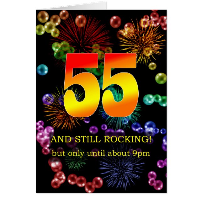 55. Geburtstag noch rocken (Vorne)