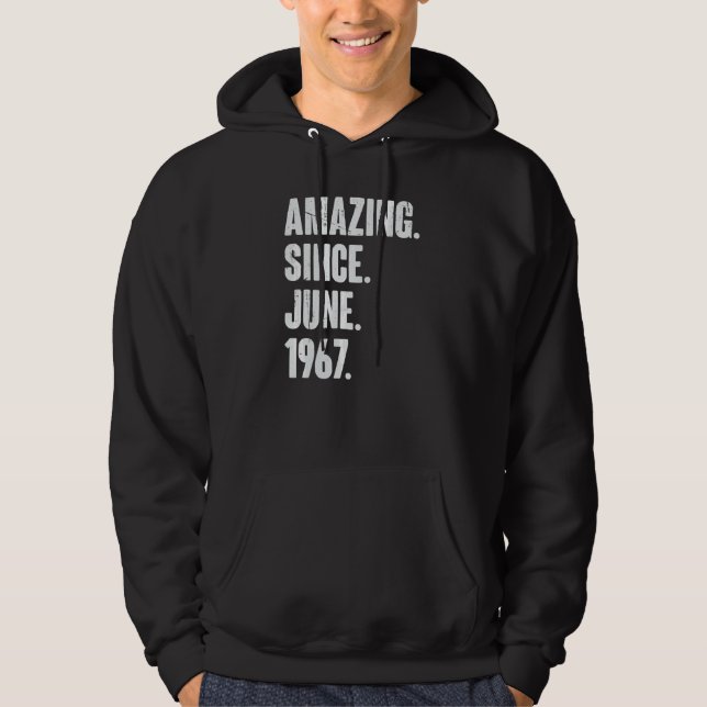 55. Geburtstag Phantastisch seit Juni 1966 Hoodie (Vorderseite)